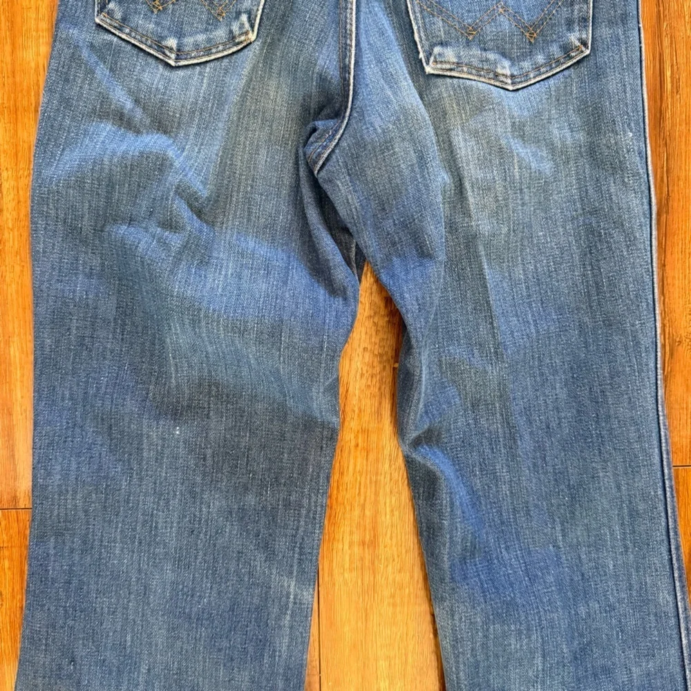 WRANGLER Womens Vintage Classic Blue Bootcut Western Jeans Size 4 - Picture 12 of 13